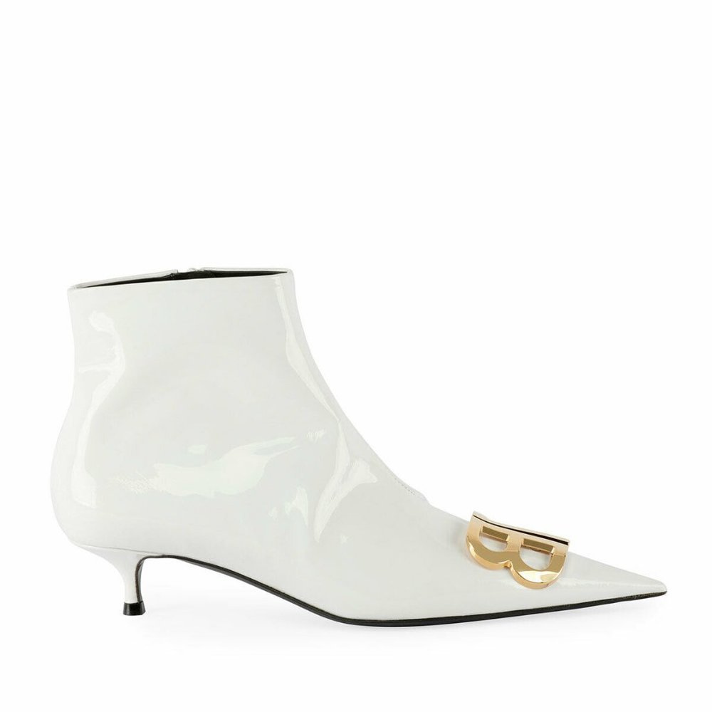 Balenciaga BB Knife Patent Booties Size 40 - Picture 2 of 3